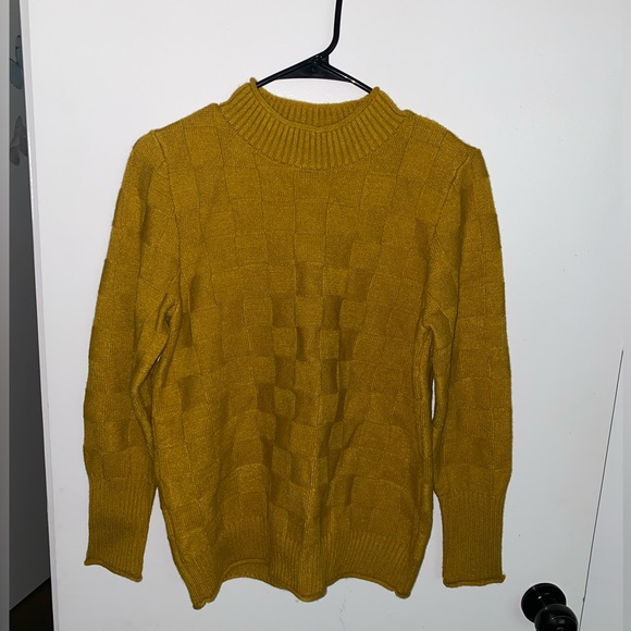 ModCloth Mustard Sweatshirt - Picture 1 of 5